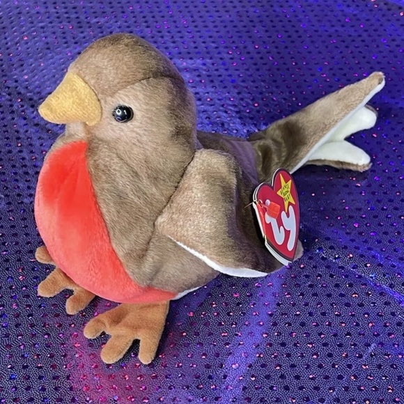 Ty Accessories - RETIRED - Ty Beanie Baby - Early - The Robin - 5th Generation Stamped 616